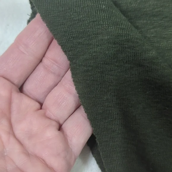 🚨3/$15 Olive Draped Neckline Top - Picture 5 of 6